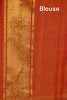 Pure Handloom Raising Temple Kanjeevaram Silk Saree